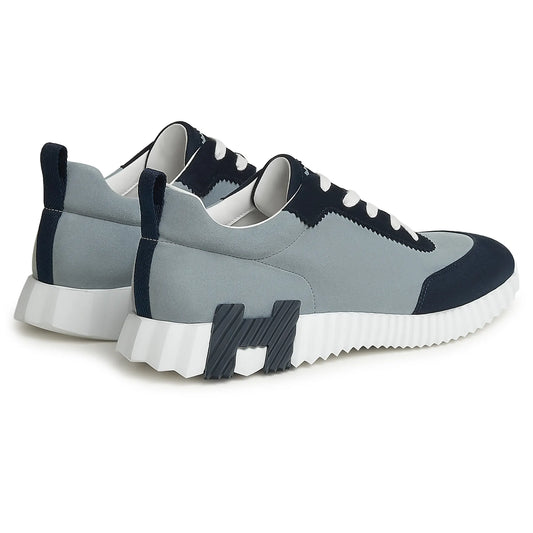 Hermès Bouncing Sneaker 'Bleu Galet Marine' back view