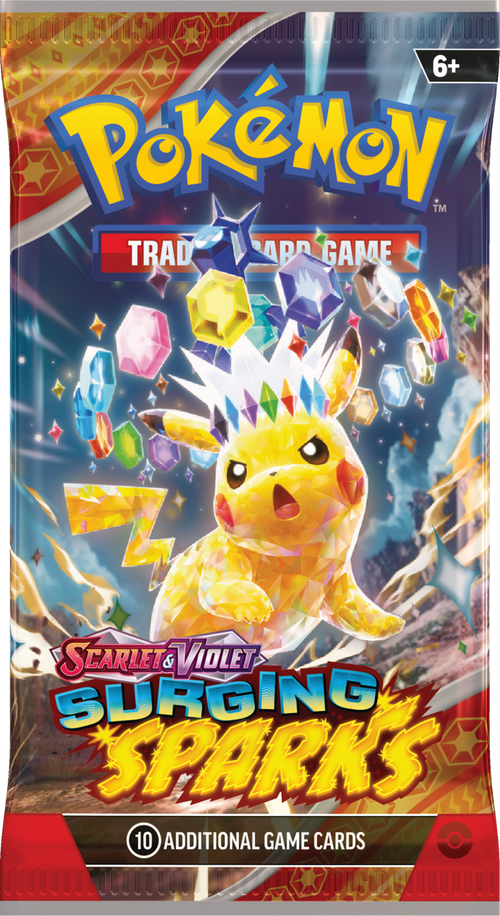Pokémon TCG: Escarlata y Púrpura - Chispas Desbordantes - Paquete de mejora (Paquete individual)