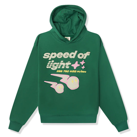 Broken Planet Market Speed of Light Hoodie - Malachite Green