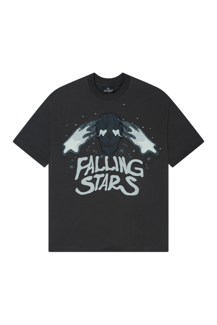 Camiseta Broken Planet Market Falling Stars - Negro hollín