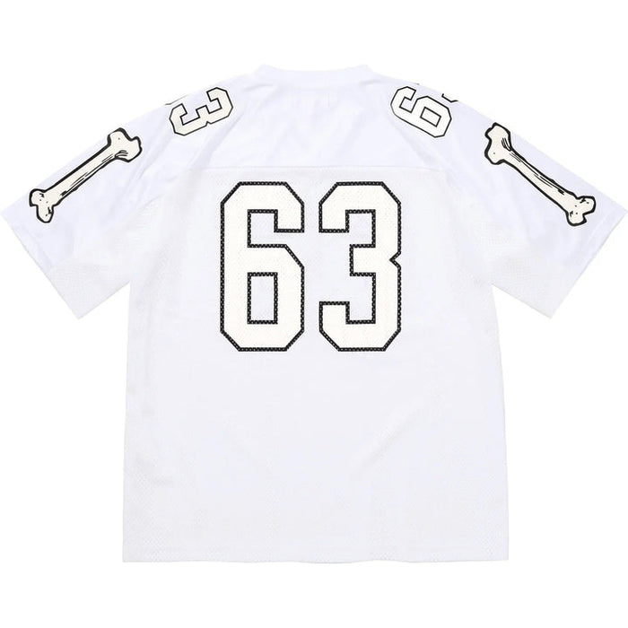 Camiseta de fútbol Supreme Bones blanca