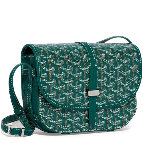 Bolso Bandolera Goyard Goyardine Belvedere II Verde PM