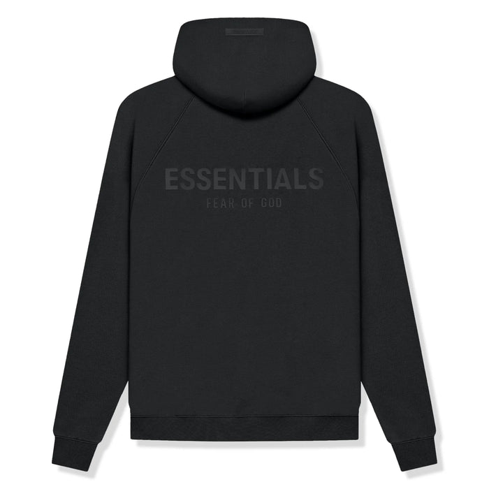Sudadera con capucha Fear of God Essentials Reverse Logo Negra (PV21)