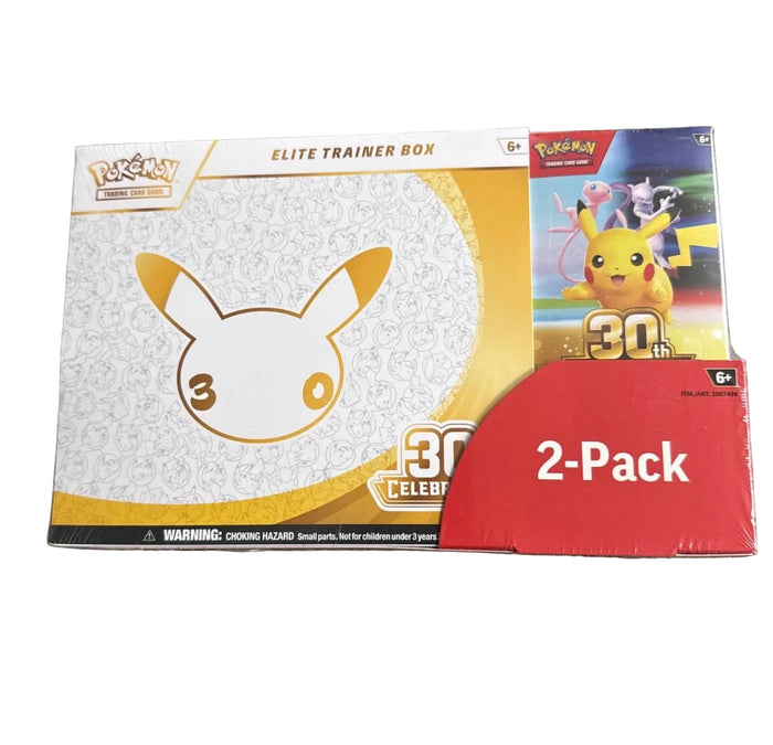 Pokémon TCG: 30th Celebration Elite Trainer Box + Booster Bundle (Costco 2-Pack)