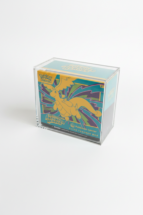 Expositor de metacrilato para cajas de élite de Pokémon