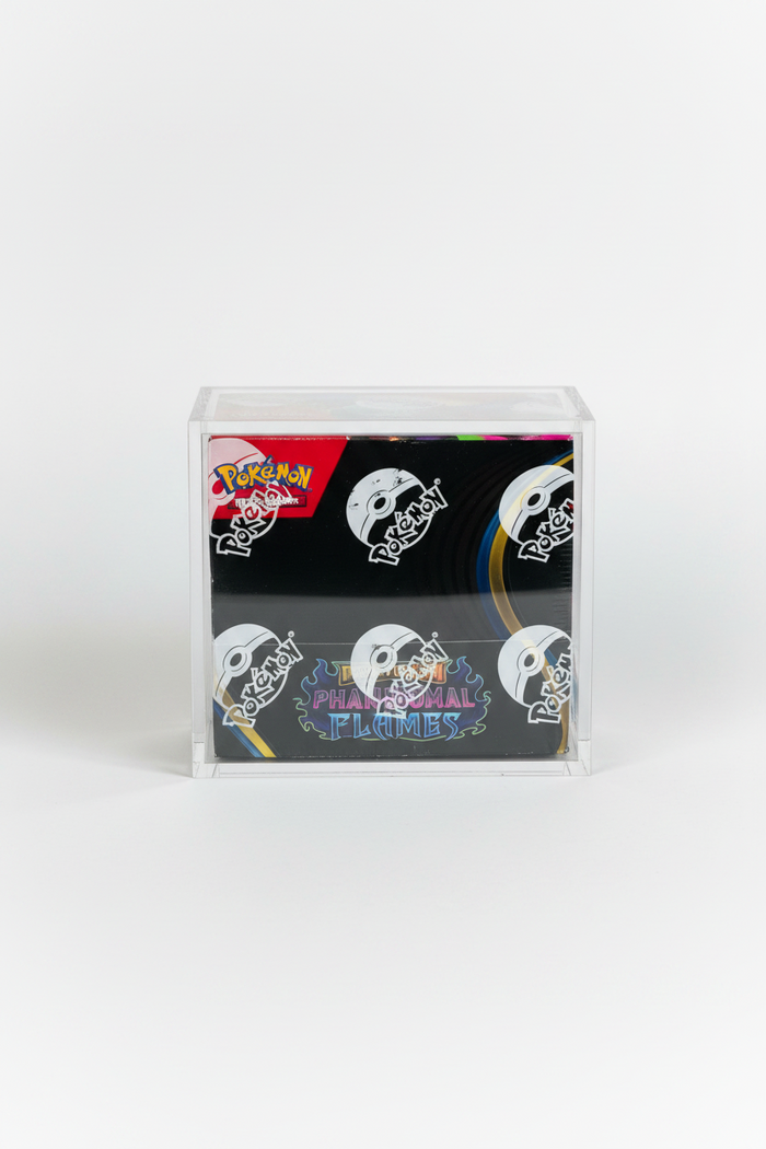 Vitrina de acrílico para caja de sobres de Pokémon