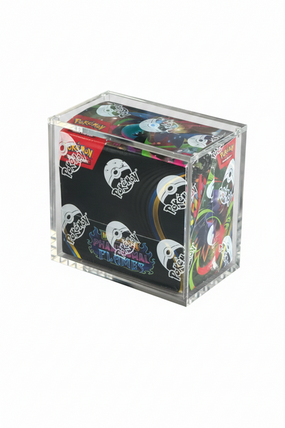 Vitrina de acrílico para caja de sobres de Pokémon
