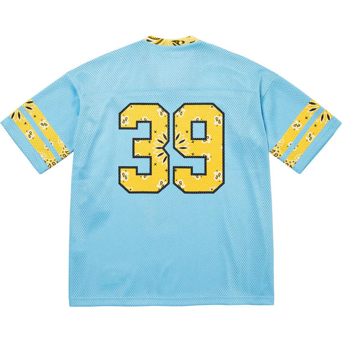Camiseta de fútbol Supreme Bandana azul/amarilla