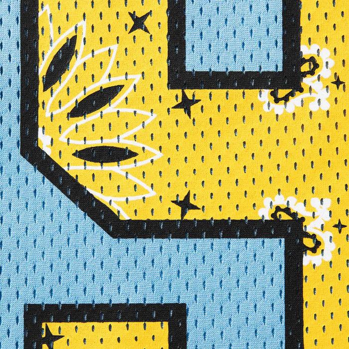 Camiseta de fútbol Supreme Bandana azul/amarilla