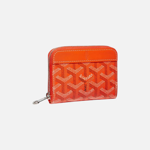 Goyard Matignon Orange Mini Wallet