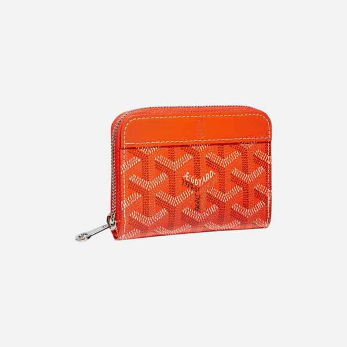 Goyard Matignon Orange Mini Wallet