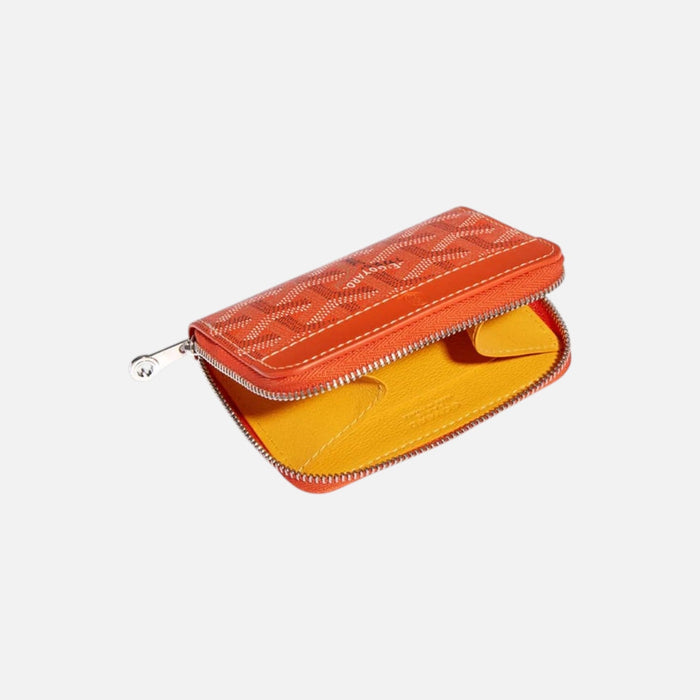 Goyard Matignon Orange Mini Wallet