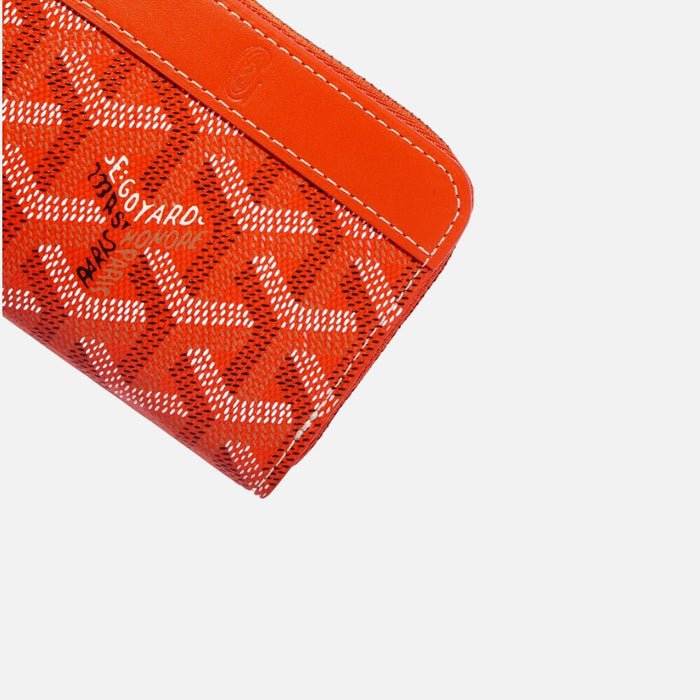 Goyard Matignon Orange Mini Wallet
