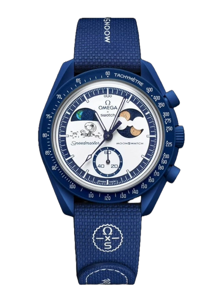 Swatch x Omega Bioceramic Moonswatch Mission to Earthphase – Moonshine Gold (SO33N702L) - "LUNA DE COSECHA"