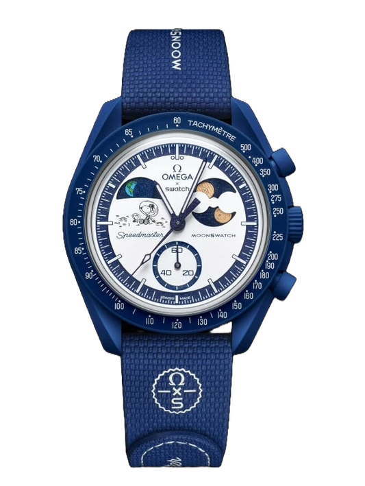 Swatch x Omega Bioceramic Moonswatch Mission to Earthphase – Moonshine Gold (SO33N702L)