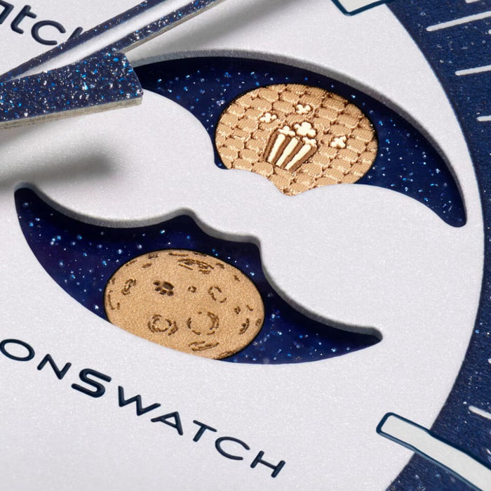 Swatch x Omega Bioceramic Moonswatch Mission to Earthphase – Moonshine Gold (SO33N702L) - 