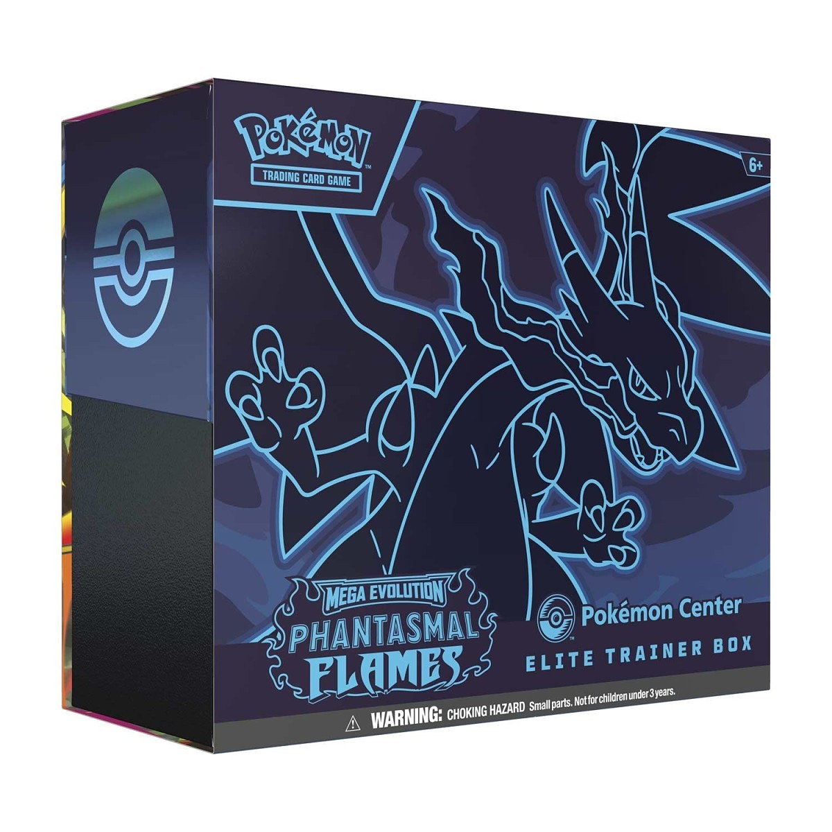 Pokémon TCG: Megaevolución - Llamas Fantasmales - Caja de Entrenador Élite del Centro Pokémon