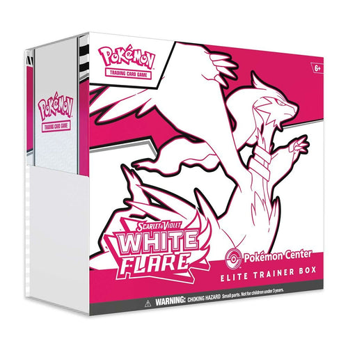 Pokémon JCC: Escarlata y Púrpura – Destello Blanco Pokémon Center Elite Trainer Box