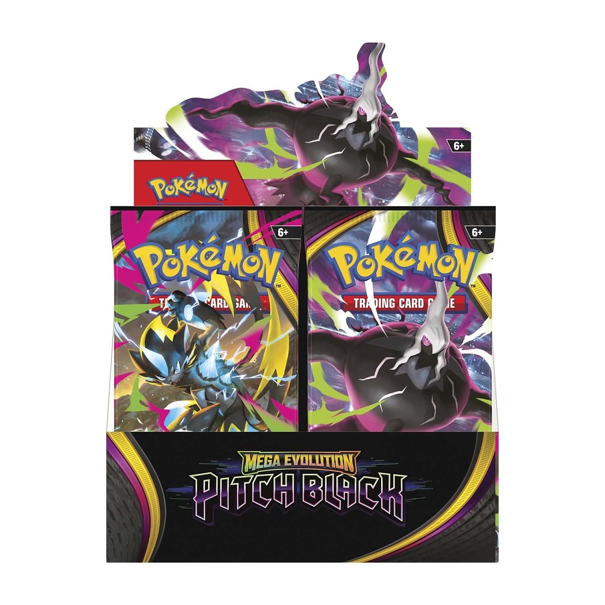 Pokémon TCG: Mega Evolución — Caja Expositora de Sobres Ascenso del Caos (36 Paquetes)