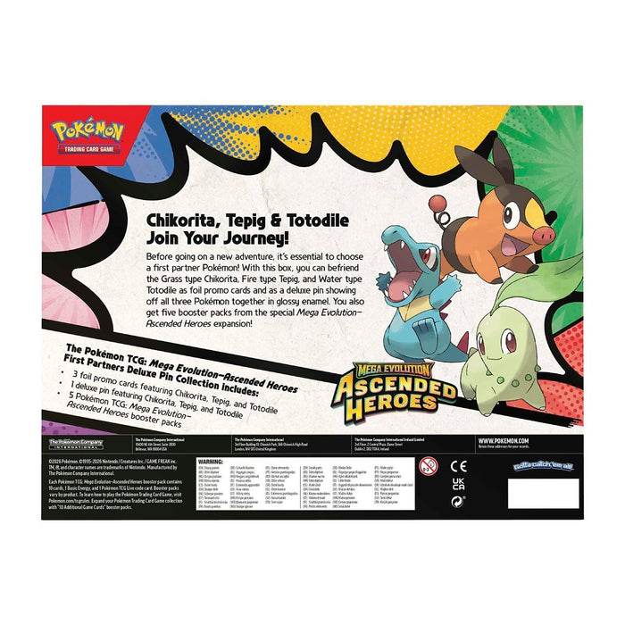 Pokémon TCG: Megaevolución - Héroes Ascendidos Caja de Mega Feraligatr Ex