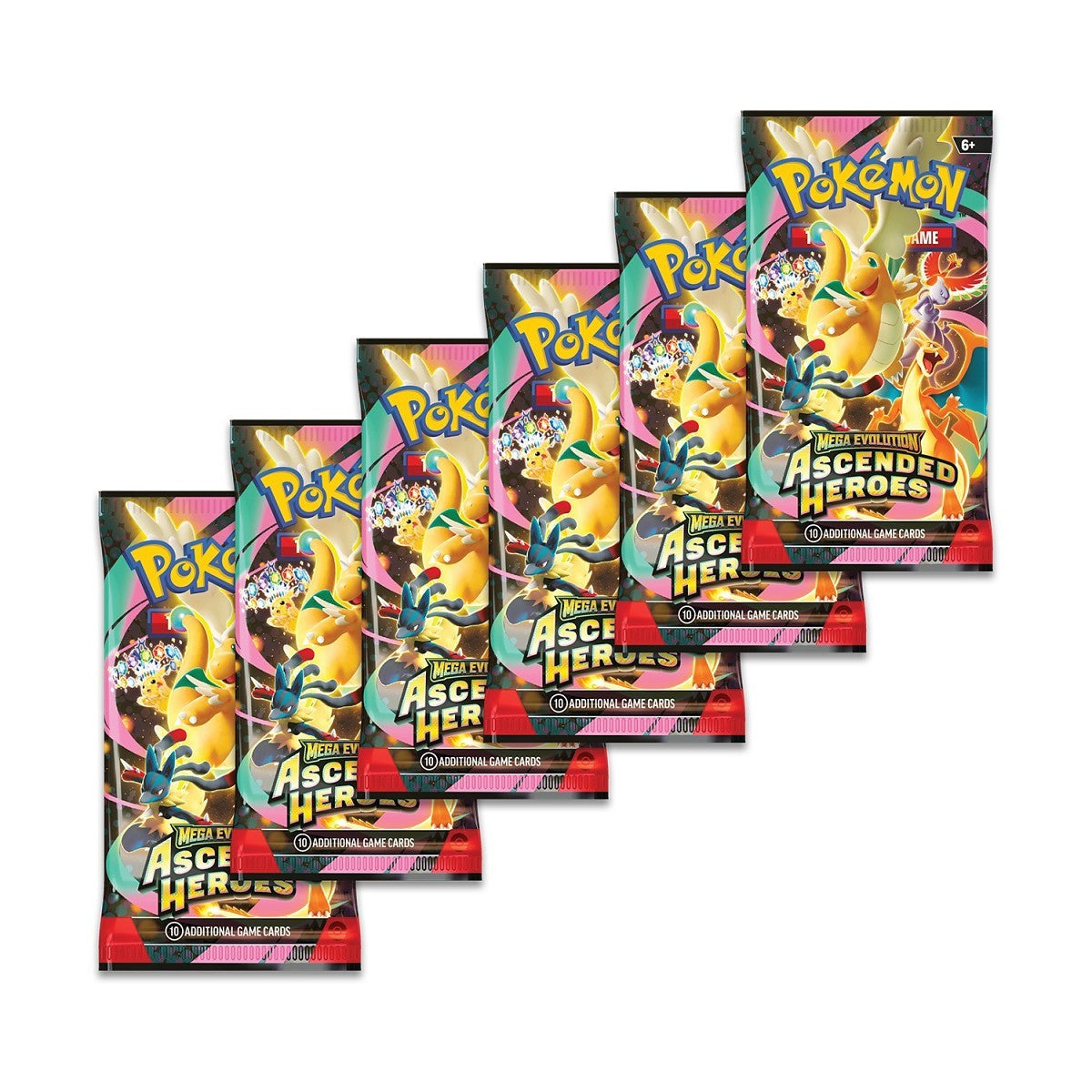 Pokémon TCG: Megaevolución - Héroes Ascendidos Paquete de Mejora (Paquete Individual)