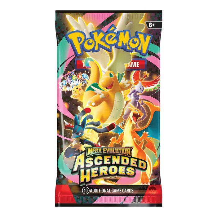 Pokémon TCG: Megaevolución - Héroes Ascendidos Paquete de Mejora (Paquete Individual)
