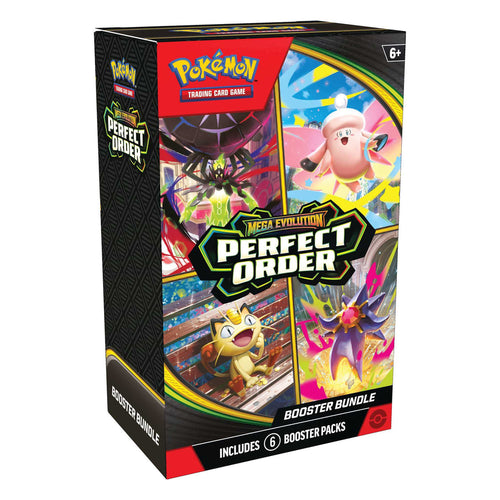 Pokémon JCC: Megaevolución — Paquete de mejora Orden perfecto (6 sobres)
