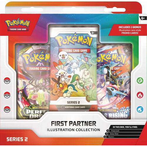 Pokémon TCG: Colección de Ilustraciones de Primer Compañero - Serie 2