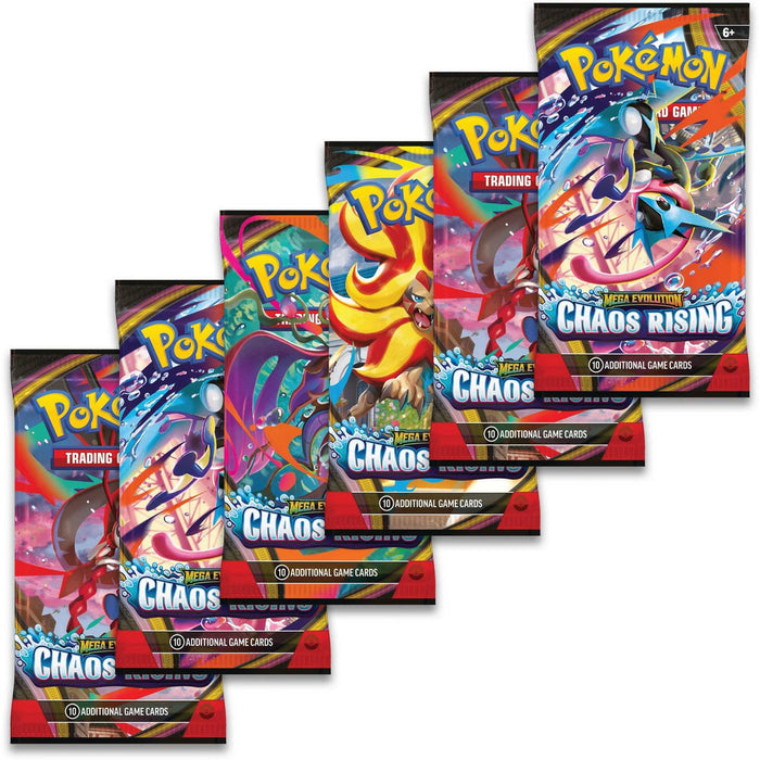 Pokémon TCG: Megaevolución — Invasión del Caos, Paquete de mejora (6 paquetes)