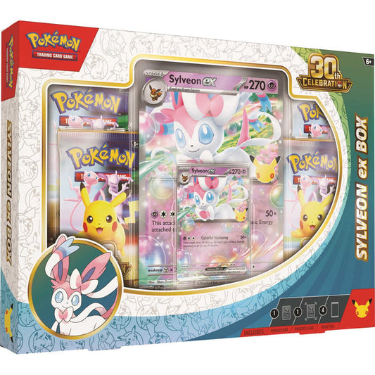 Pokémon TCG: 30th Celebration Sylveon Ex Box