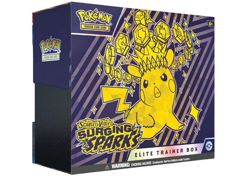 Pokémon JCC: Escarlata y Púrpura - Chispas Sobrecargadas Elite Trainer Box