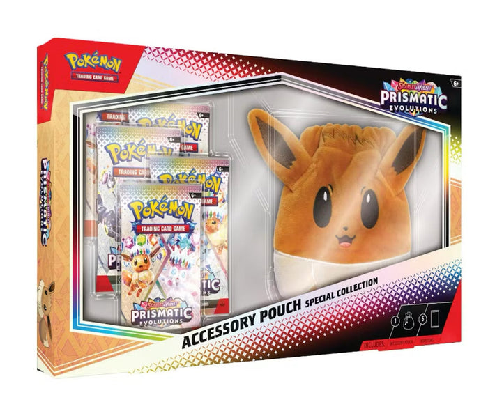 Pokémon JCC: Colección especial de estuche de accesorios Evolución prismática de Escarlata y Púrpura