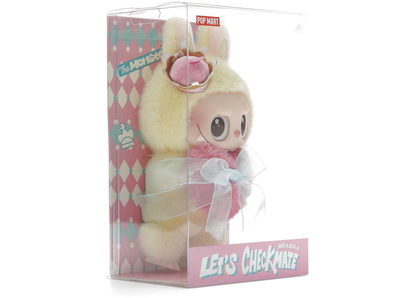 Pop Mart Labubu The Monsters Let’s Checkmate Series Vinyl Plush Hanging Card (QUEEN)