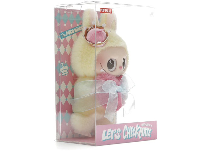 Pop Mart Labubu The Monsters Let’s Checkmate Series Tarjeta Colgante de Vinilo de Peluche (REINA)
