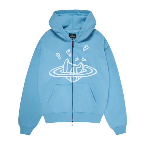 Sudadera con cremallera Broken Planet Market - Azul claro