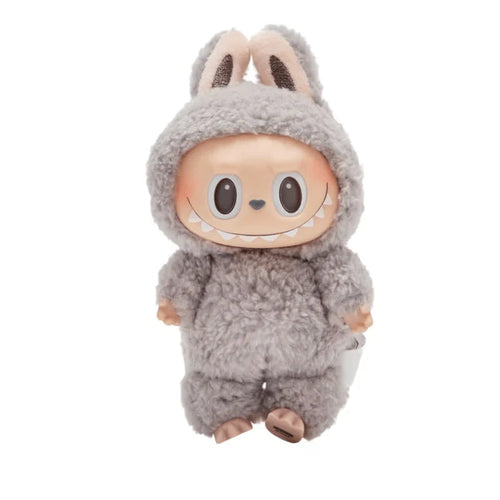 Pop Mart The Monsters Labubu Exciting Macaron 'Sesame Bean' Colgante de vinilo