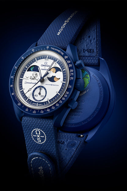 Swatch x Omega Bioceramic Moonswatch Mission to Earthphase – Moonshine Gold (SO33N703L)