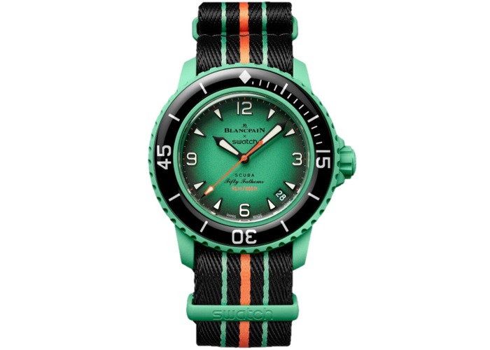 Swatch x Blancpain Bioceramic Scuba Fifty Fathoms Océano Índico - SO35I100