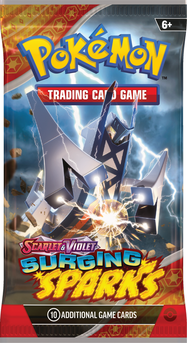 Pokémon TCG: Escarlata y Púrpura - Chispas Desbordantes - Paquete de mejora (Paquete individual)