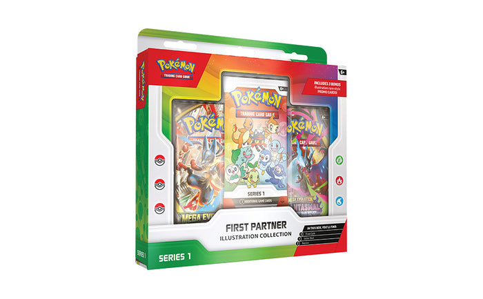 Pokémon JCC: Colección de Ilustraciones de Primer Compañero - Serie 1