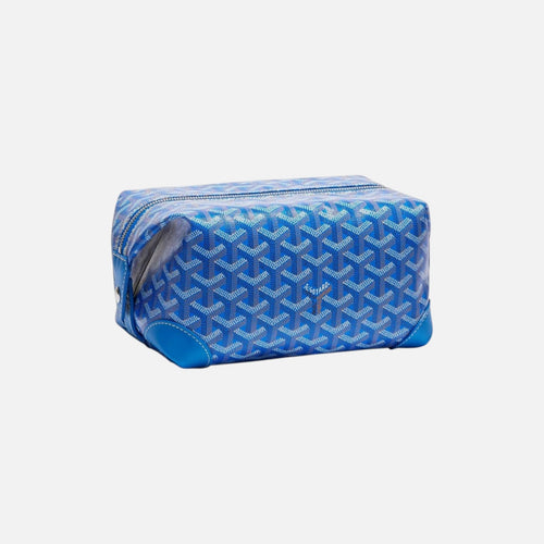 Goyard Bowling 25 Sky Blue Toiletry Bag
