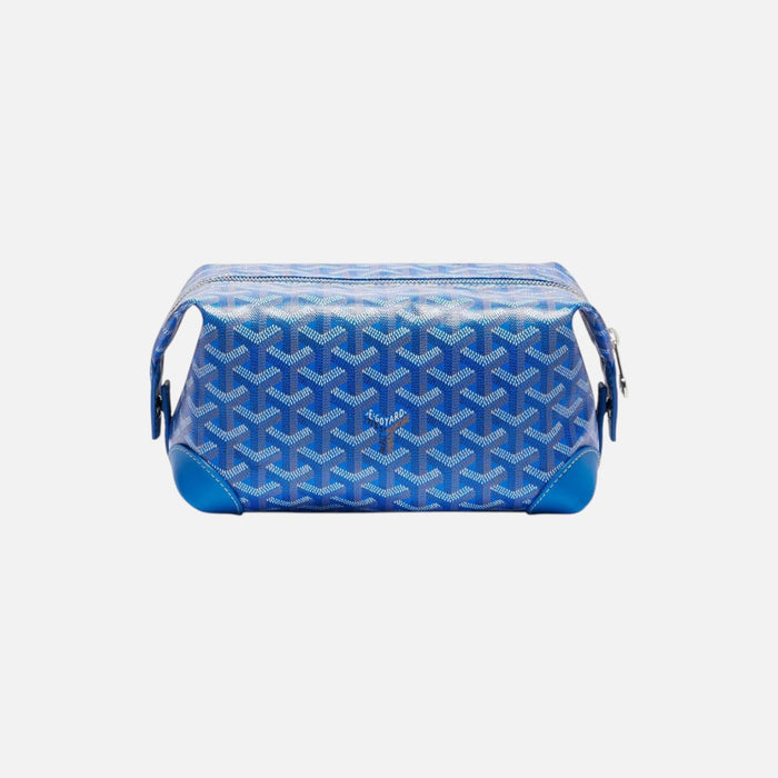 Goyard Bowling 25 Sky Blue Toiletry Bag