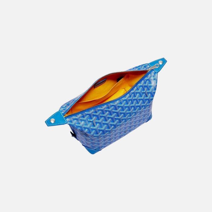 Goyard Bowling 25 Sky Blue Toiletry Bag