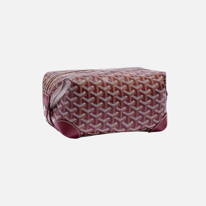 Goyard Bowling 25 Burgundy Toiletry Bag