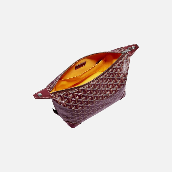 Goyard Bowling 25 Burgundy Toiletry Bag