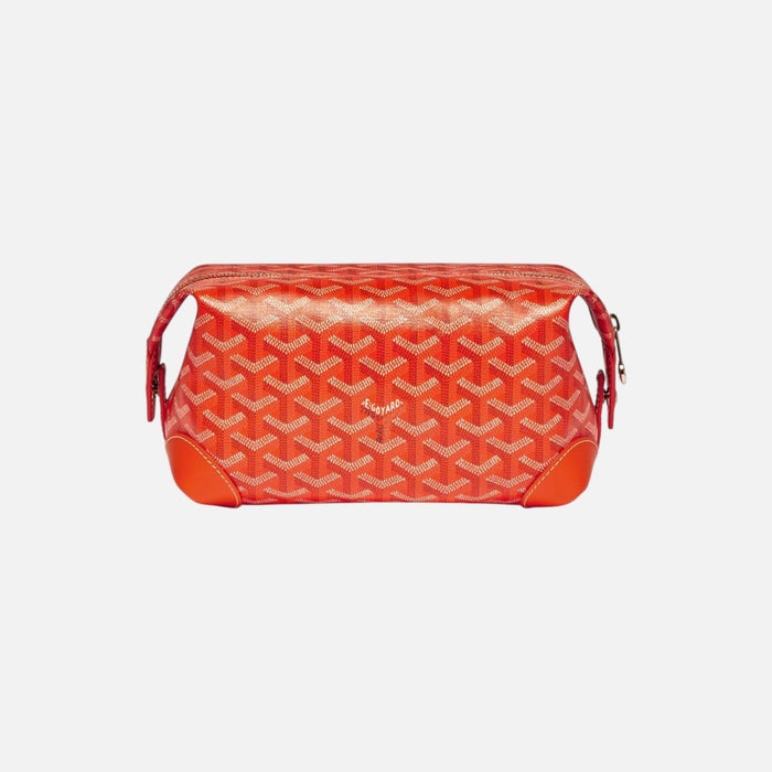 Goyard Bowling 25 Orange Toiletry Bag