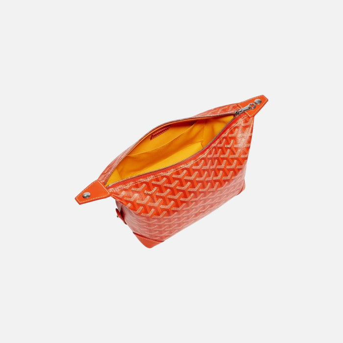 Goyard Bowling 25 Orange Toiletry Bag
