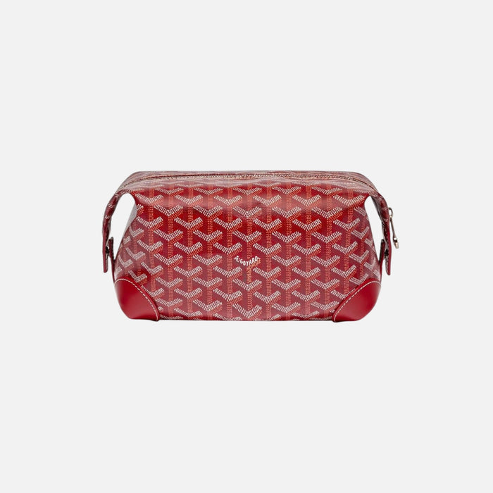 Goyard Bowling 25 Toiletry Bag Red