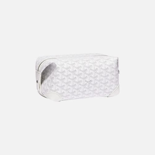 Goyard Bowling 25 White Toiletry Bag