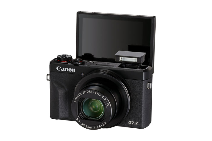 Canon PowerShot G7 X Mark III Black – flip-up screen